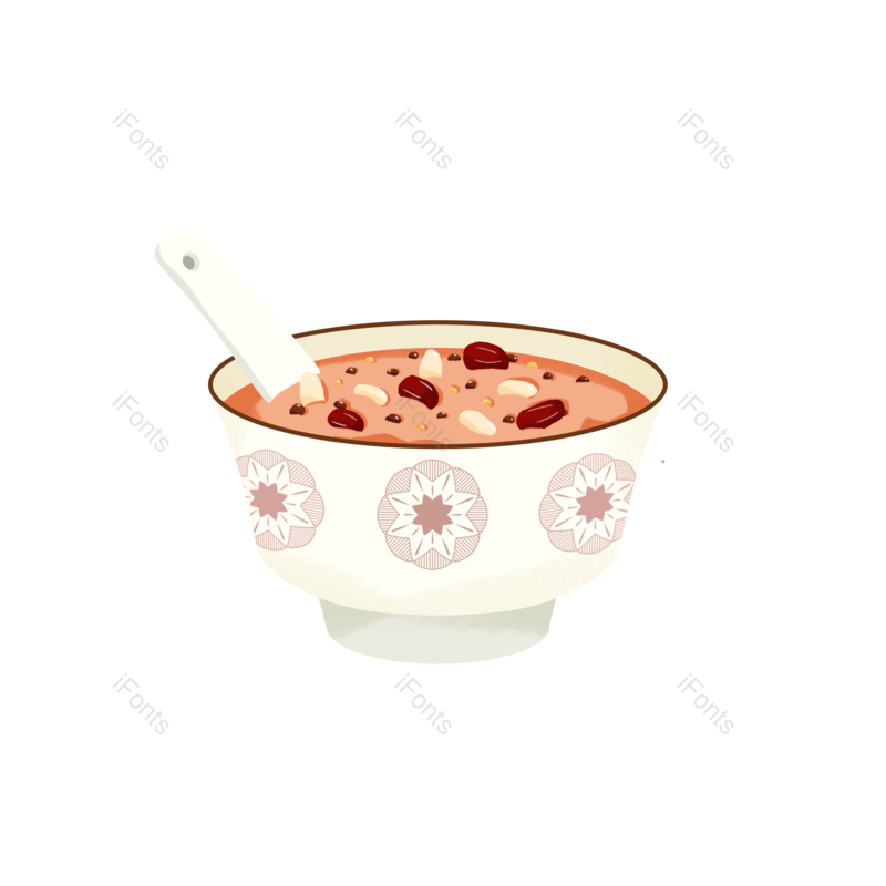 卡通图片,简约元素,腊八PNG,腊八节免抠素材